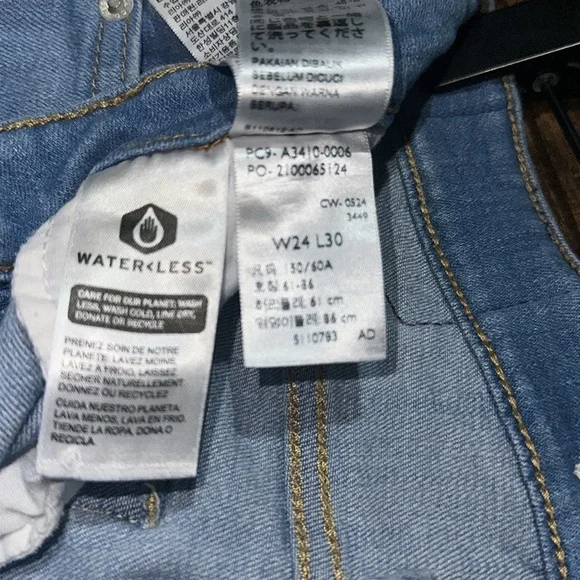 Levi's 726 Flare Bootcut Light Blue Jeans SKU003 - Picture 8 of 8